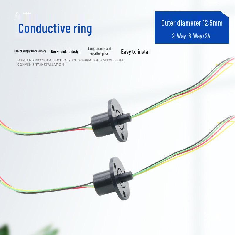 12.5mm Cap Type Multi-Way Rotating Slip Ring (1A/2A) 