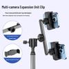 Dual-Camera Phone Holder: C21B Floor & Desktop Shooting Stand with 17mm Universal Ball Head