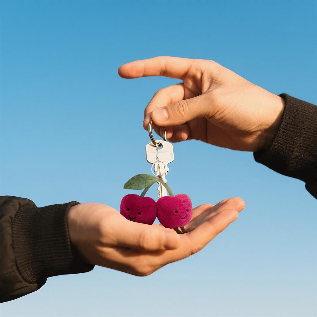 Cute Fruit Plush Doll Pendant