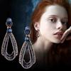 Fashion Court Retro Dropshaped Earrings For Women With Elegant And Wild Style