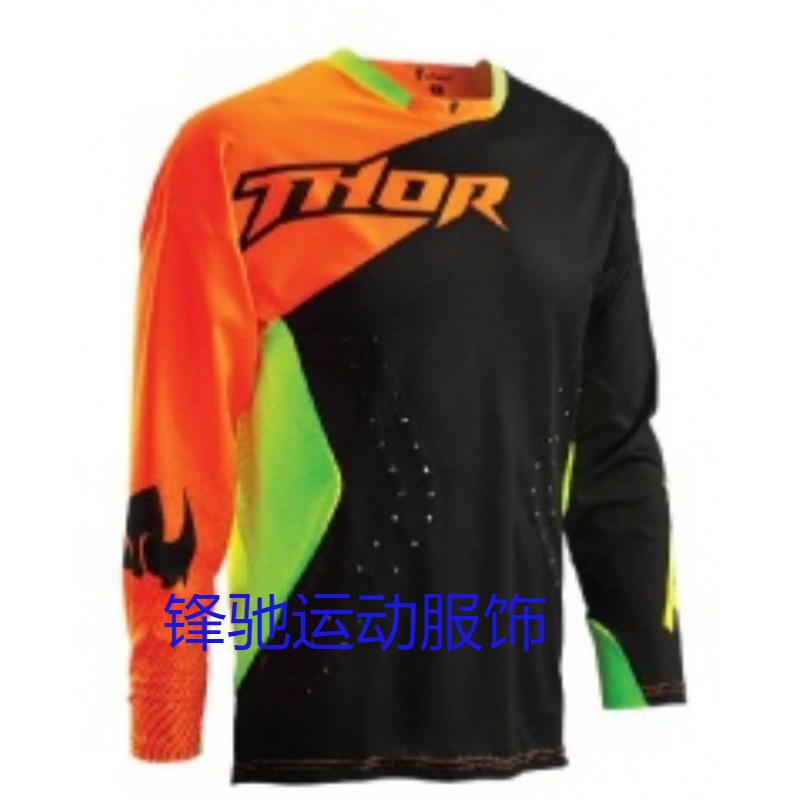 Direct Sales Motorcycle Off-road Suit Long-sleeved Mountain Bike Cycling Suit Summer Downhill Suit Racing Suit T-shirt