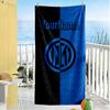 Inter Milan Customizable Name Beach Towel High Absorbency & Quick-Dry Portable for SwimmingBeachCamping Travel Beach AccessoriesGym