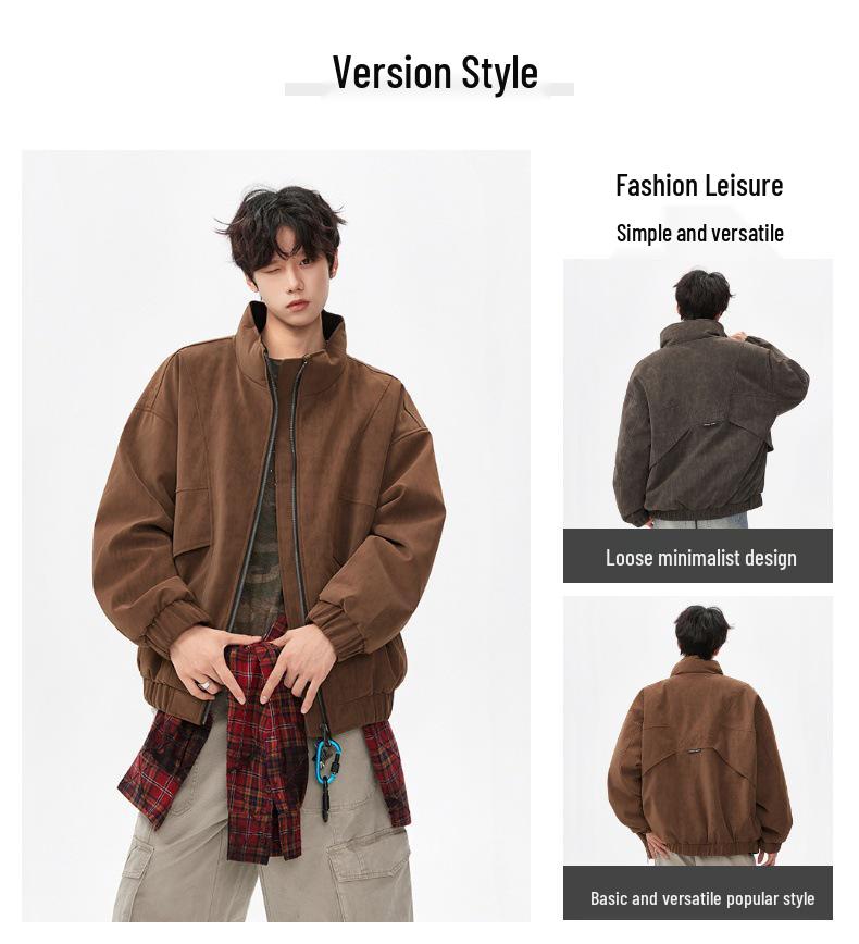 2025 Winter White Duck Down Jacket: Korean Style, Versatile Men's Fashion, Loose Fit, Warm and Stylish with Solid Color