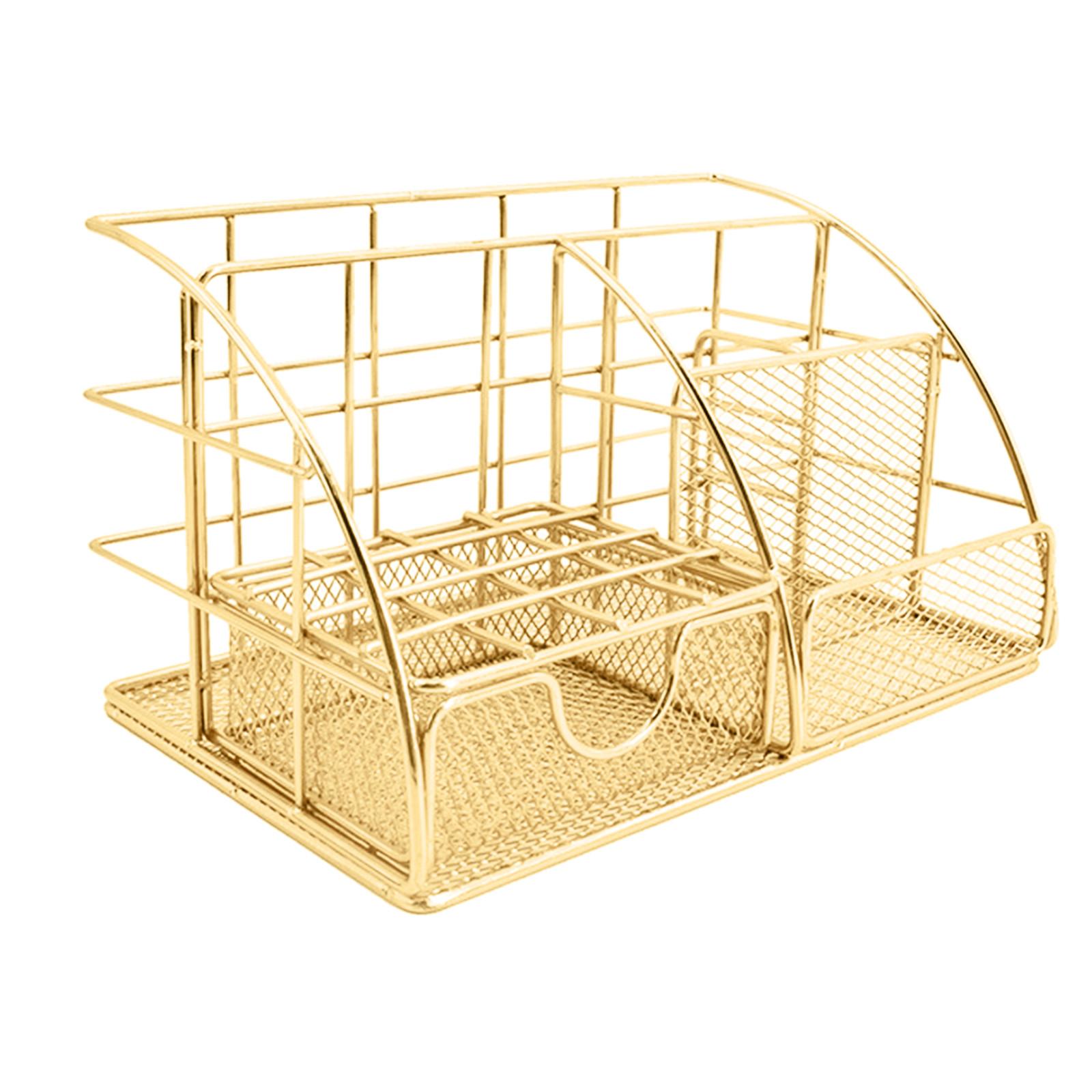 

Аксесуари для сітчастих канцелярських товарів із ящиком для робочого столу в домашньому офісі різнокольоровий