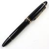 Excellent MONTBLANC fountain pen Meisterstuck 146 Rare logo engraved Black gold 14K Used