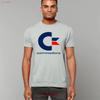 Commodore 64 Large C Logo Retro T Shirt Vintage Top For Everyday Wear Unisex Stretched Designer Clothes Soft Streetwear