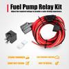 Professional Fuel Pump Relays Set Long Wires High Performances Terminals Universal Waterproof 30247 for 12V System Truck