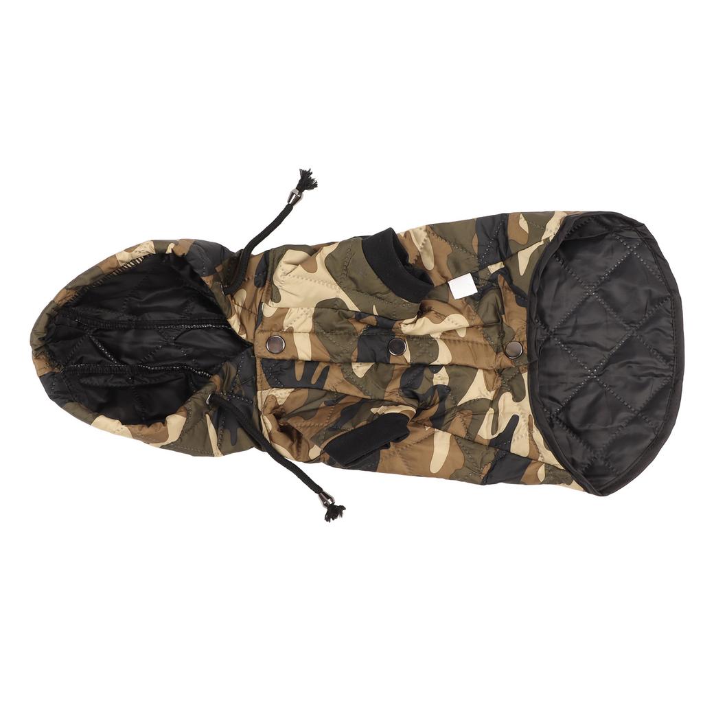Dog Warm Coat 2 Legged Soft Skin Friendly Hooded Puppy Jacket Clothes for Autumn Winter