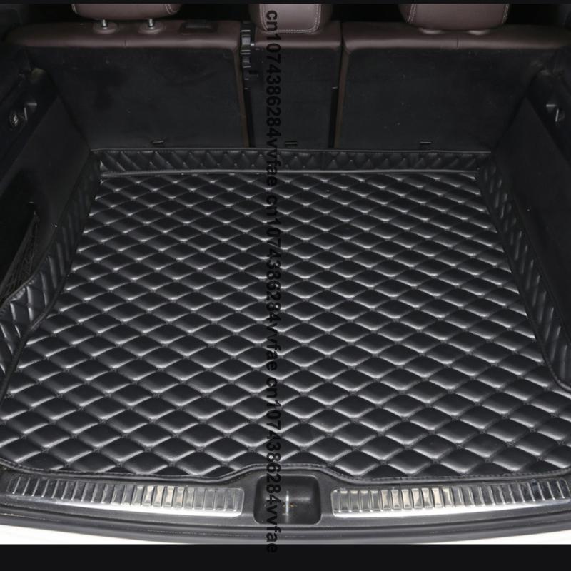 Car Trunk Mats for Lincoln MKC 2017- No Speaker Version In the Trunk Anti Dirty Durable Leather Carpet Protective Pad