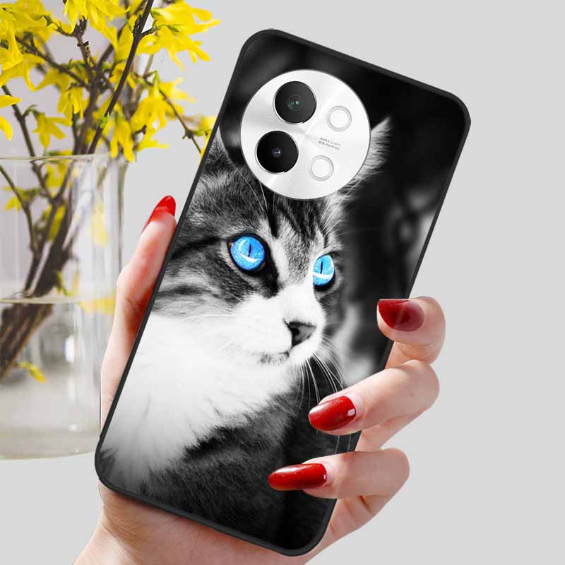 For Vivo V40 Lite 5G Case Fashion Soft Silicone Lovely Phone Cover for Vivo V 40 Lite V40Lite 5G Protect Back Cover TPU Coques