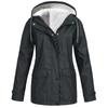 2026 Winter New Slim-fit Hardshell Jacket with Fleece Thickened Warm Women's Windproof Solid Color Coat