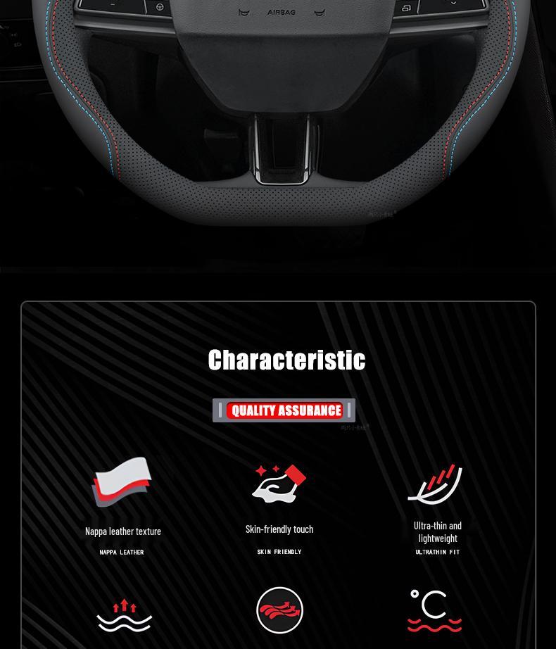 Steering Wheel Cover for Citroen DS Models: DS9, DS7, DS3, DS4S, DS6, DS5LS