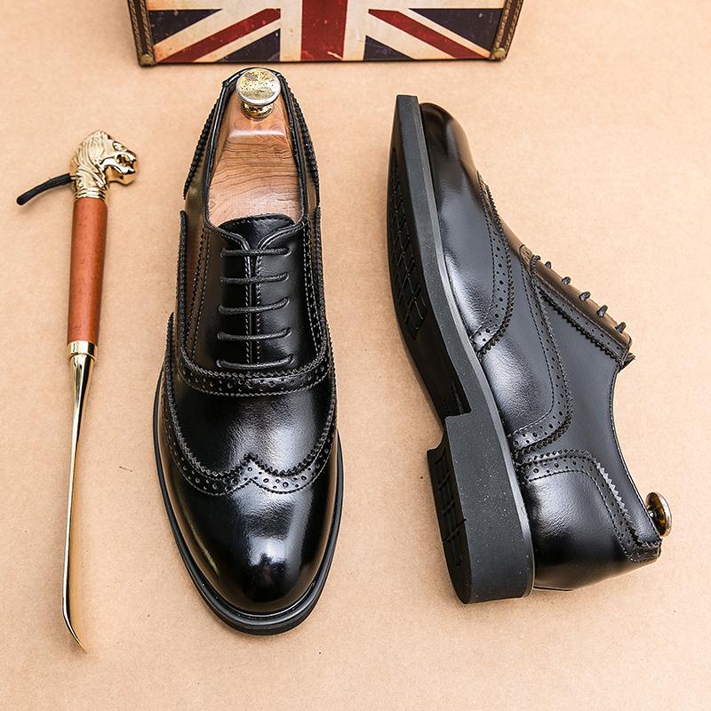 

Оксфорды броги из лакированной кожи смешанных цветов, мужская модная обувь для свадьбы и вечеринки, итальянский дизайнер, мужская формальная обувь, zapatos hombre 43
