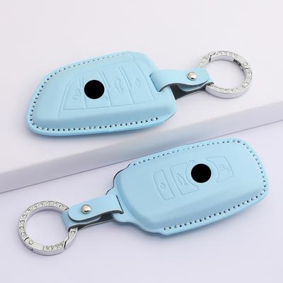 Car Key Case Cover Shell Fob for BMW X1 X2 X3 X5 X6 X7 Series 1 2 3 5 7 F15 F16 E53 E70 E39 F10 F30 G30 G01 Car Remote Keychain