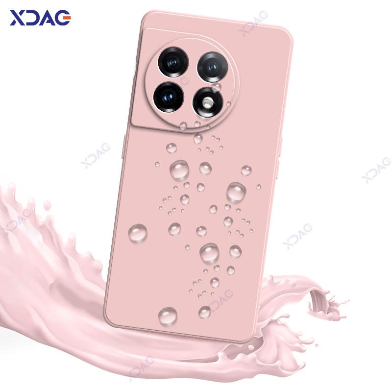 Mobile Phone Case for OnePlus 11 OnePlus11 5G 360 Soft Protector Luxury Square Liquid Silicone Back Cover Anti Fall Bag