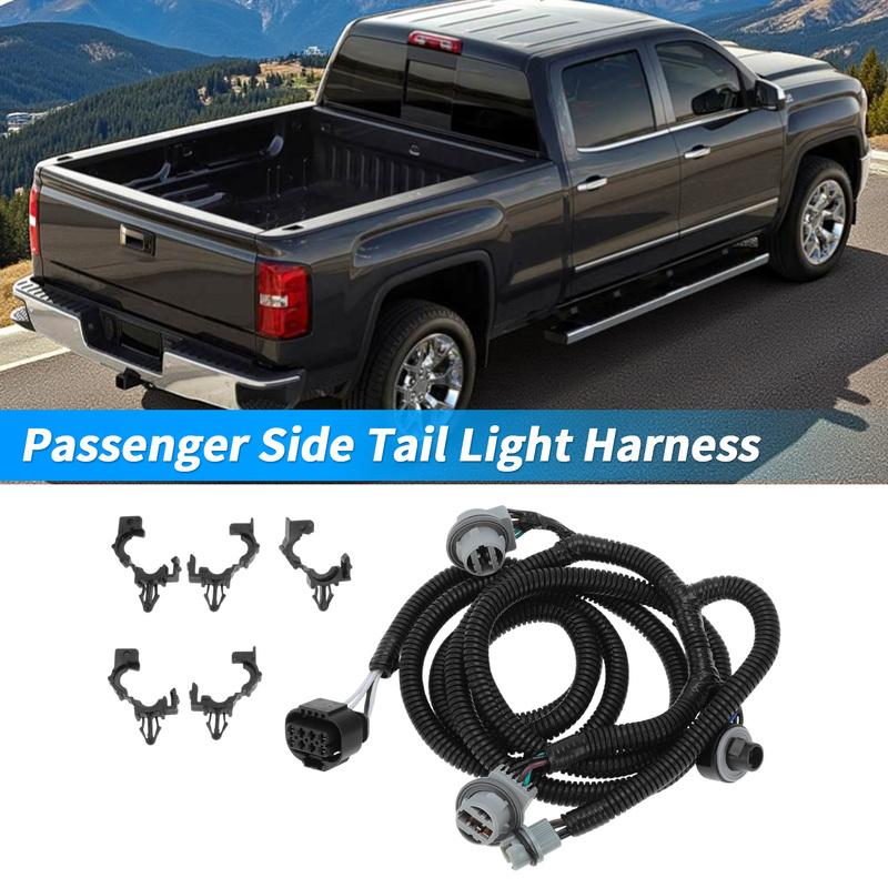 X Autohaux Right Passenger Side Tail Light Harness Wiring for GMC Sierra 2500 3500 HD 2015