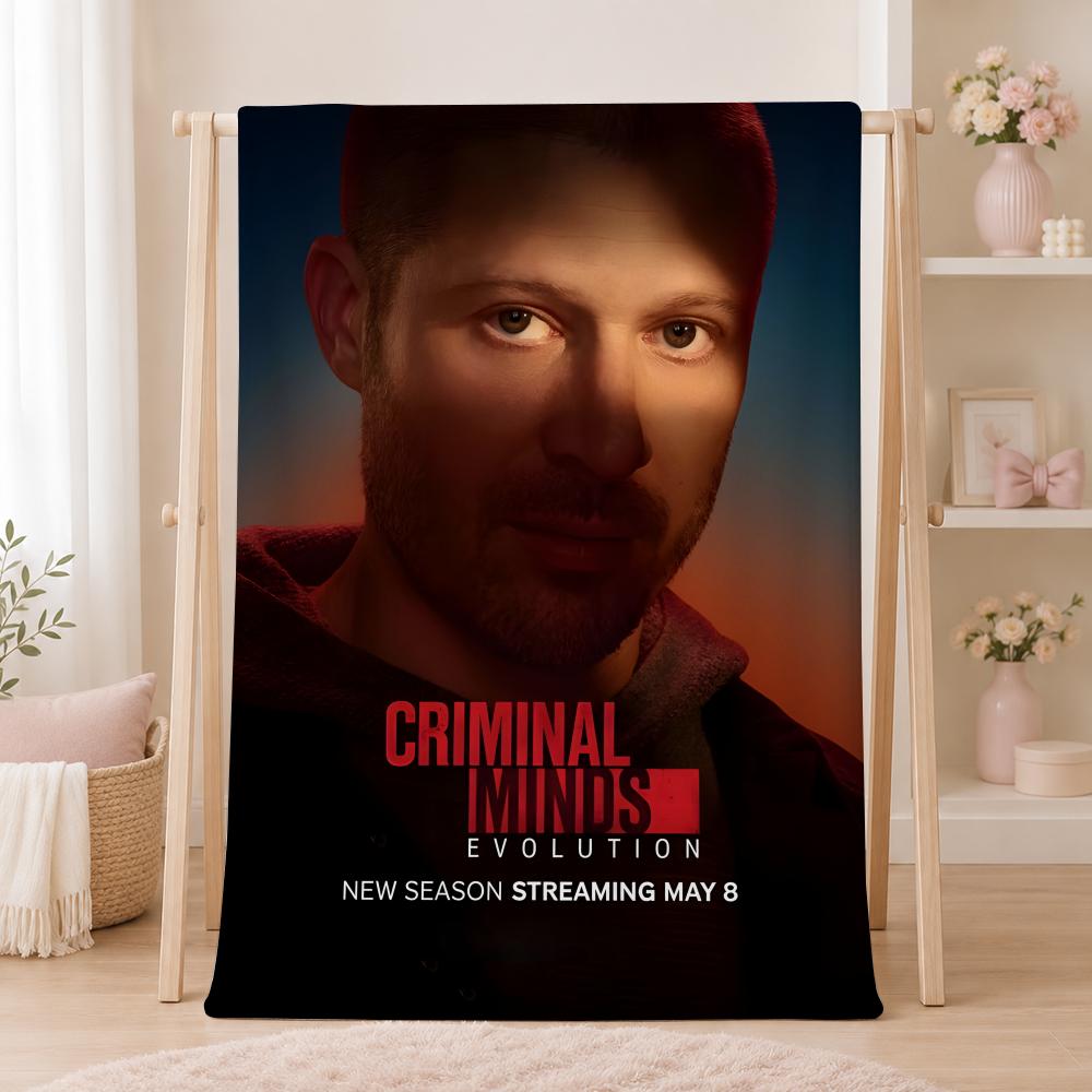 Popular Drama C-Criminal MindsS Throw Summer Flannel Throw Blanket Soft Antistatic Washable KidFriendly Couch Bed
