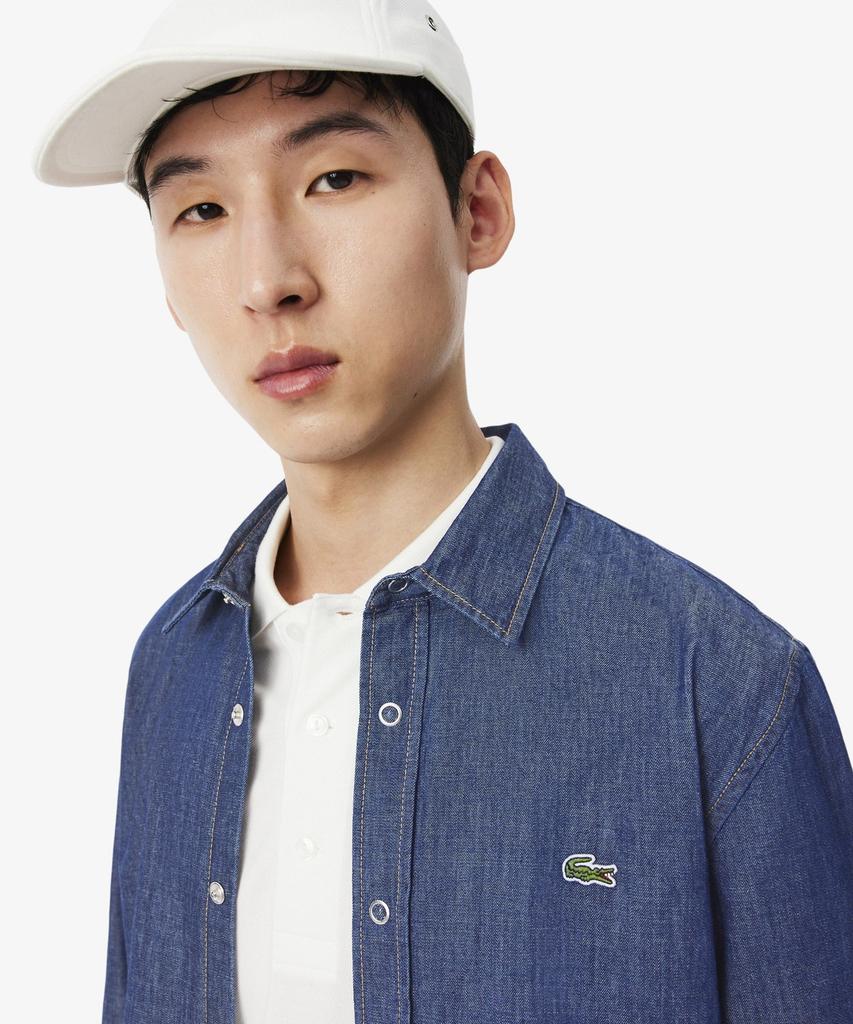 LACOSTE Men'S Light Denim Shirt Ch2591-56N Mk9