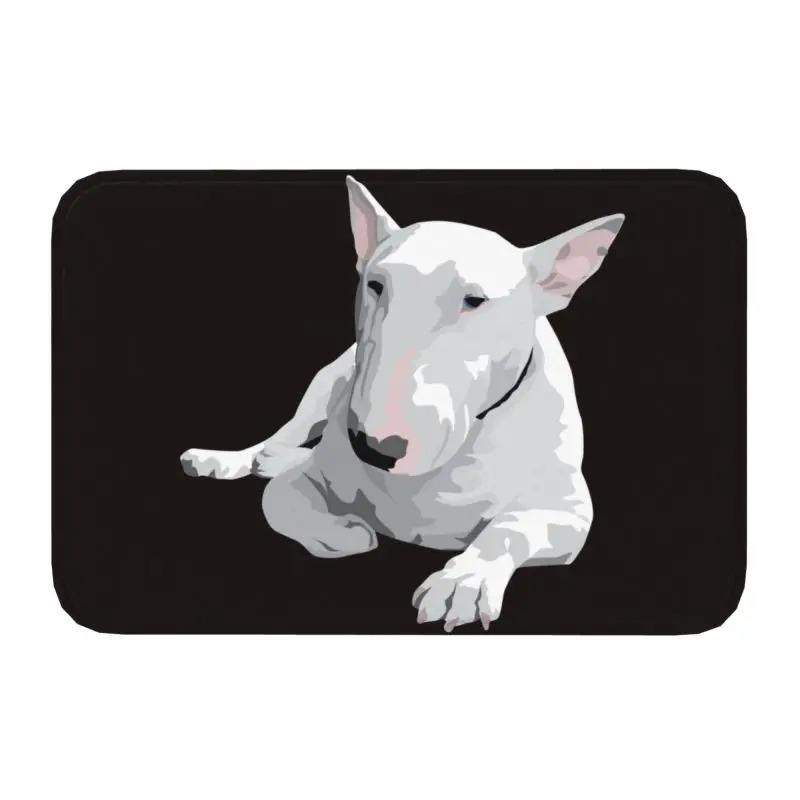 Staffordshire Bull Terrier Dog Door Floor Kitchen Bath Mats Outdoor EBT Cute Love Doormat Garage Entrance Rug Carpet Footpad