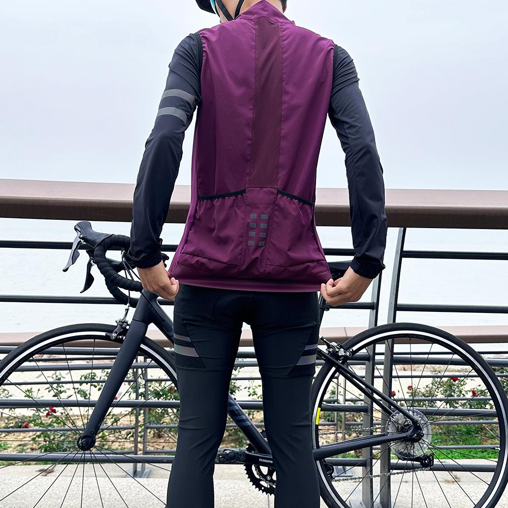 Wosawe Cyklistická větrovka Muži Voděodolná Větruodolná Dres s dlouhým rukávem Reflexní Sportovní Venkovní Běhání Rychleschnoucí Cyklistický kabát