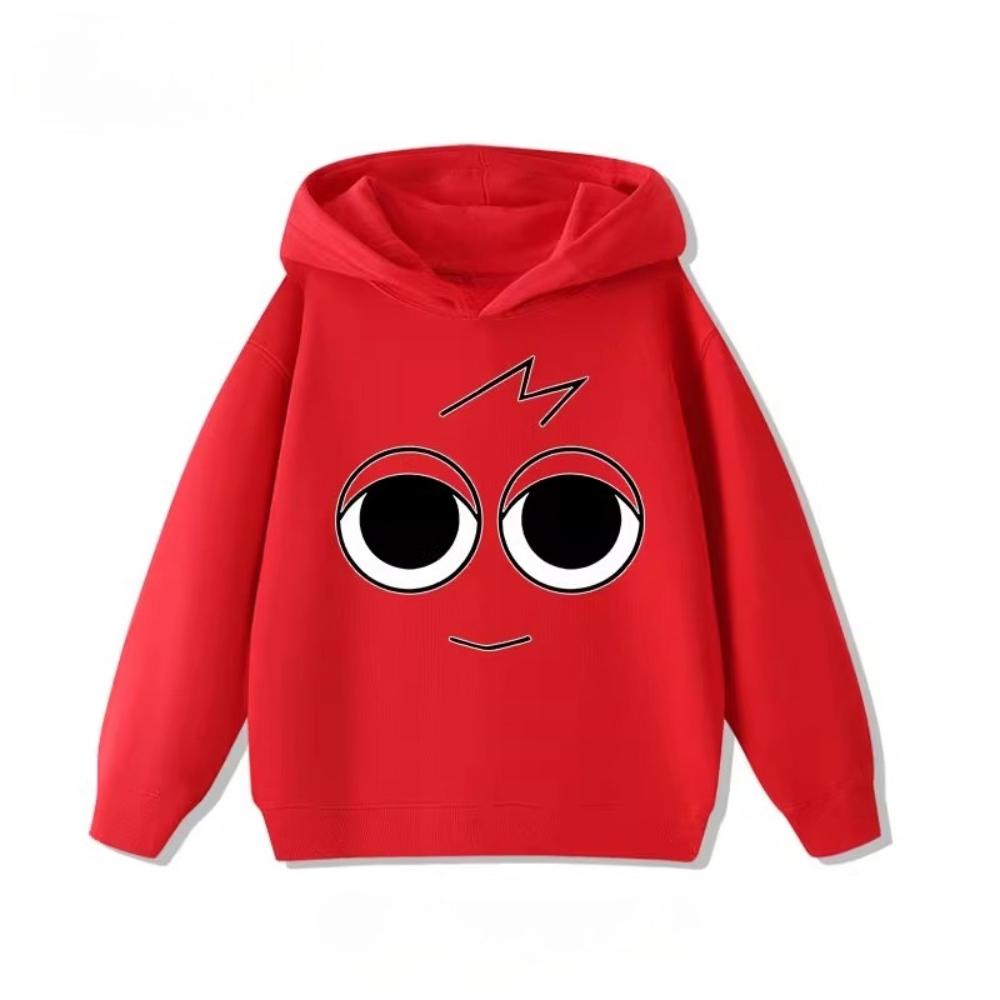 Sprunki Music Rhythm Box Peripheral Children's Hoodie Sweatshirt Boy and Girl Clothing Autumn and Winter Warm Children's Clothes