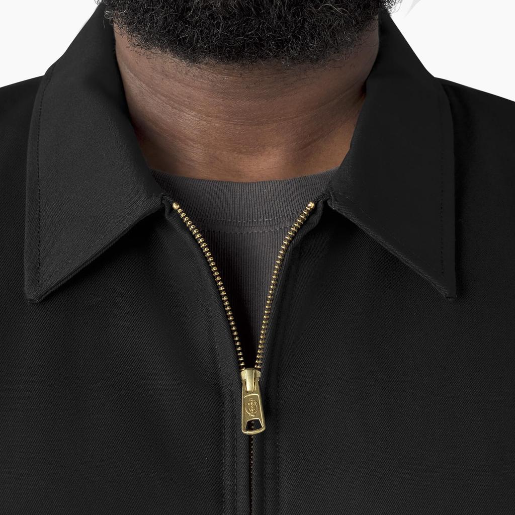 Dickies Insulated Eisenhower Front Zip Jacket Black Medium