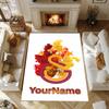 Galatasaray 293 Customized Name Area Rug Design for Dormitory Playrooms Hallway Kitchen Antislip Carpet Decorate Offices Birthday/Christmas Gift
