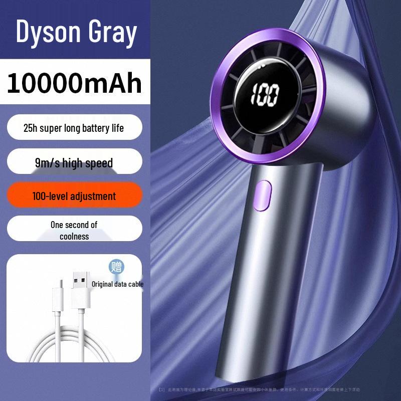 Portable Silent Mini Handheld Fan: Powerful, Rechargeable & Perfect for Outdoor Use