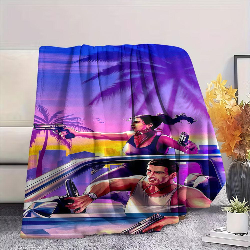 1PC GTA Glory Blanket, High quality Comfortable for All Seasons, Home Decor, Warmth and Comfort