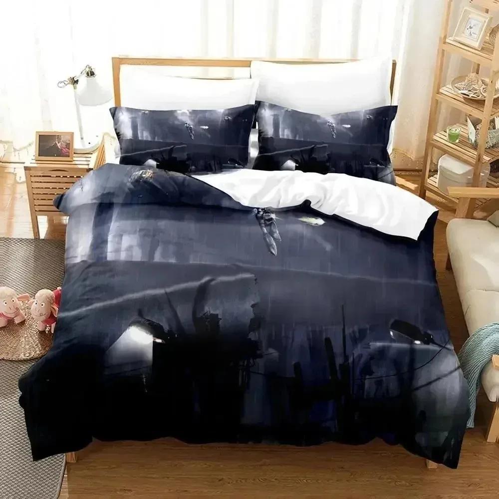 Mega Man X DiVE Bedding Set Single Twin Full Queen King Size Bed Set Adult Boys Bedroom Duvet Cover Sets 3D Anime Bed Sheet Set