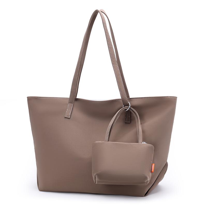 Waterproof Nylon Shoulder Bag Women Commuter Large Capacity Tote Bag