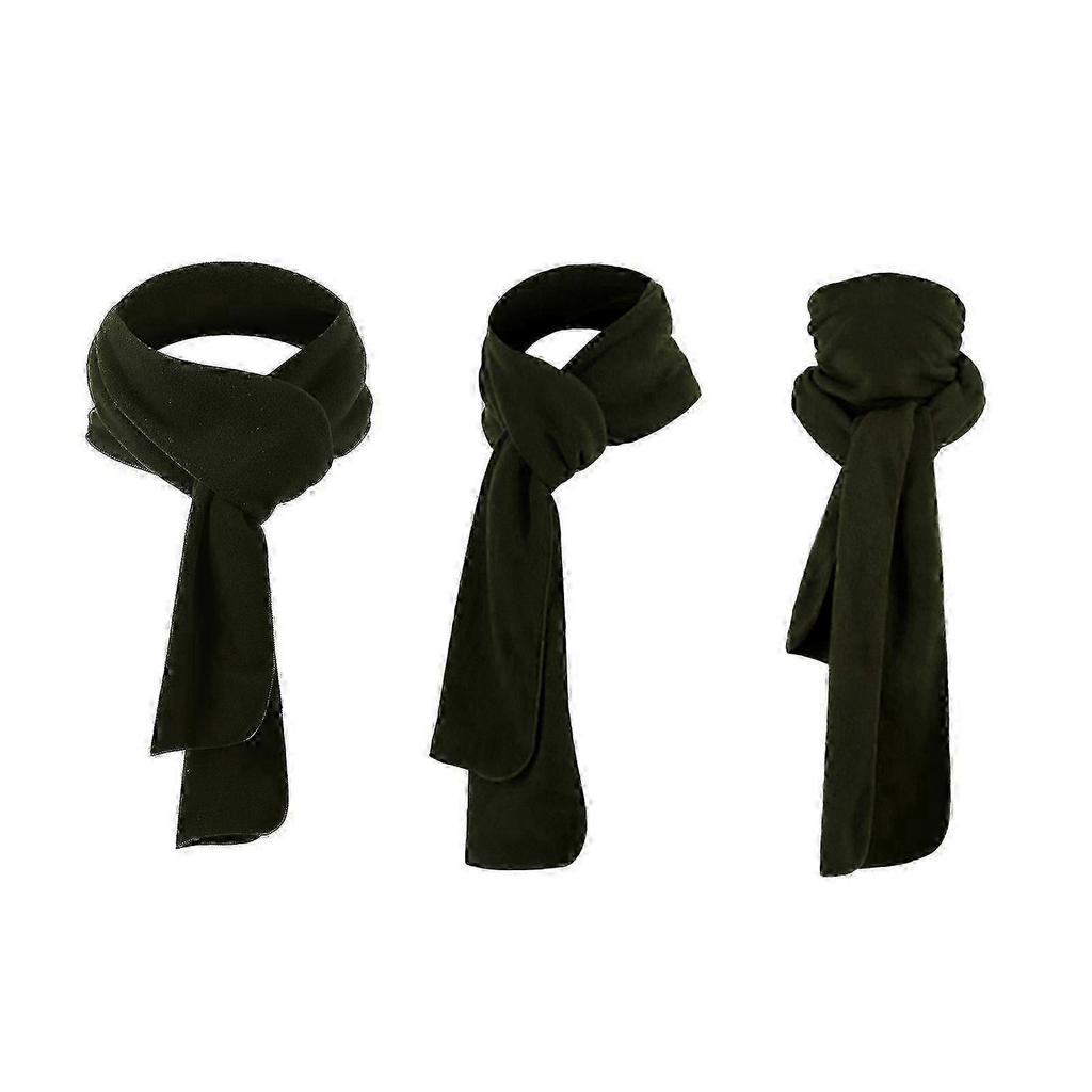 Unisex Long Fleece Scarf Lightweight Neck Warmer