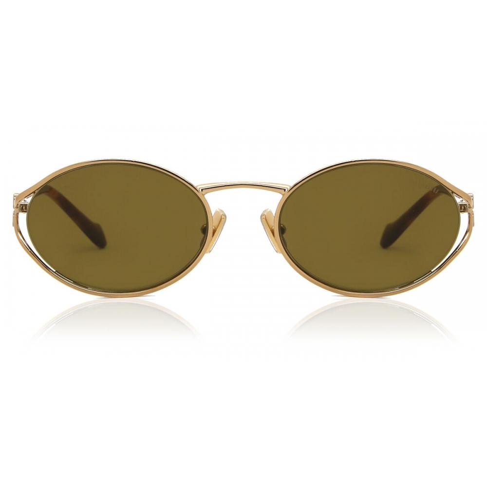 

Miu Miu Mu52ys 7oe01t Women Sunglasses Brass Gold/54