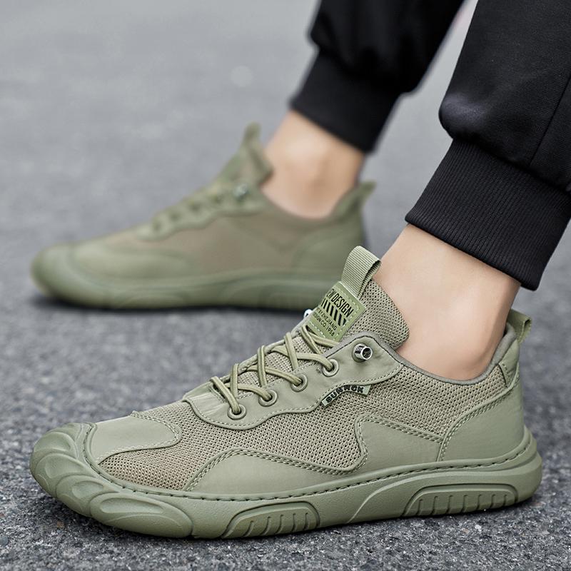 2026 New Breathable Thick Bottom Trendy Casual Sports Mesh Anti Slip Low Cut Comfortable Fashion Men's Shoes