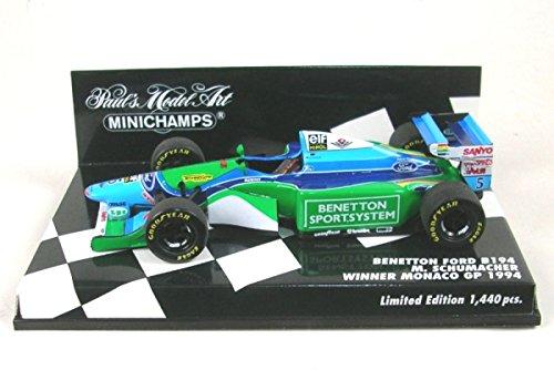 Minichamps 1/43 Scale Benetton Ford B194 1994 Monaco GP Winner M. Schumacher