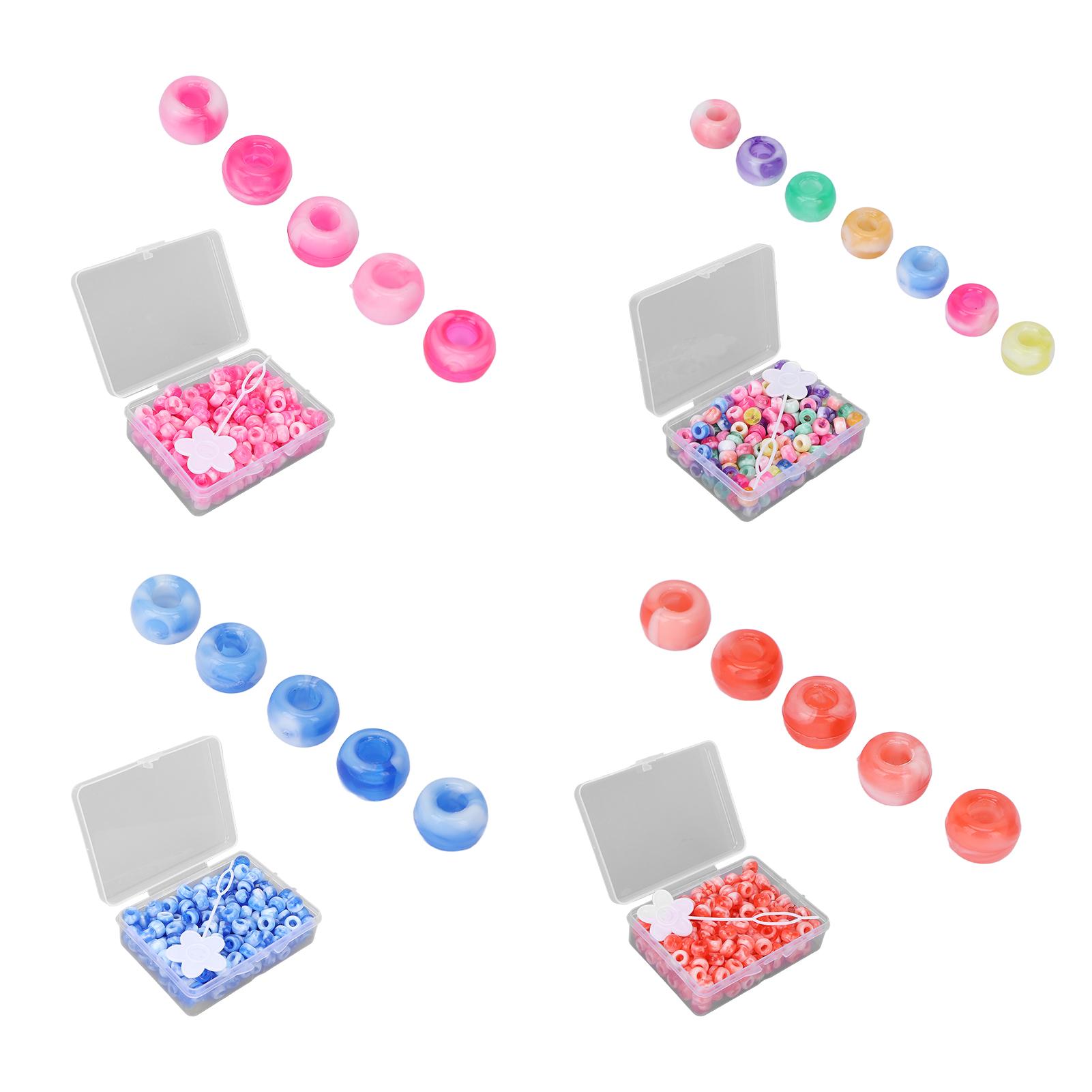 Набор бусин Pony для изготовления украшений в конфетных цветах — фото 8