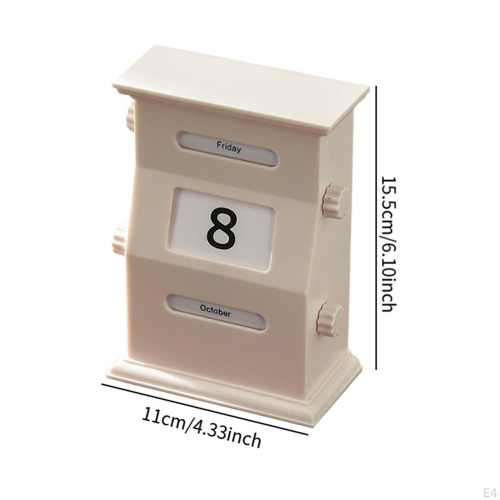 Kalender mit drehbarem Design für den Schreibtisch