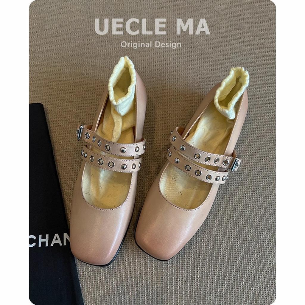 Super soft lambskin~ French single shoes women's flat-bottomed versatile evening shoes ballet shoes retro polished Mary Jane shoes