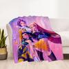 Galactic Fashion Heroes Blanket Durable Comfort Suitable for Office Seaside Bedding All-Season Use Digital Print