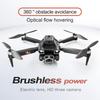 S151 remote-controlled optical flow brushless unmanned aerial vehicle with three cameras four axes obstacle avoidance drone