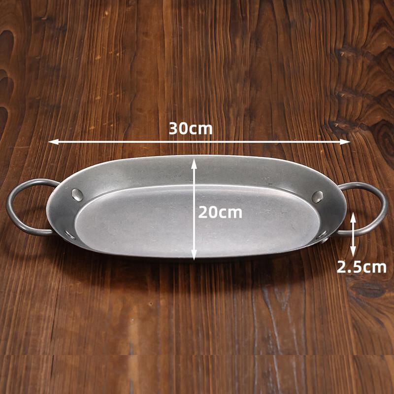 Вутуо Винтажное овальное сервировочное блюдо