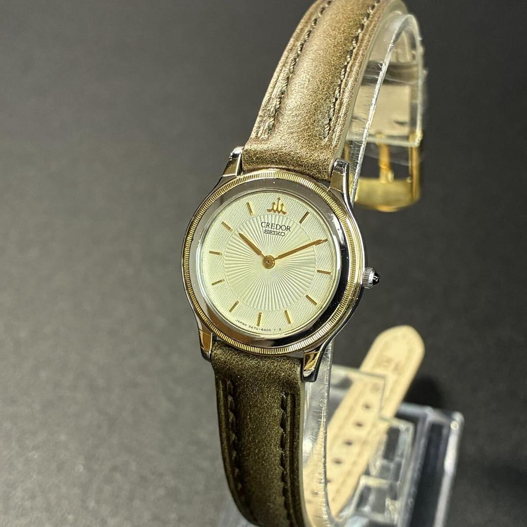 SEIKO Credor 18KT Quartz Gold Watch Dress [Excellent Condition, ] [2607Ss17]