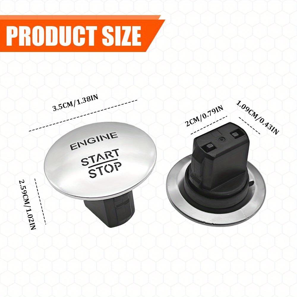 Engine Start Stop Button Switch, Automotive Replacement Push Button Switches, Start Stop Push Lgnition Keyless, Car Accessories