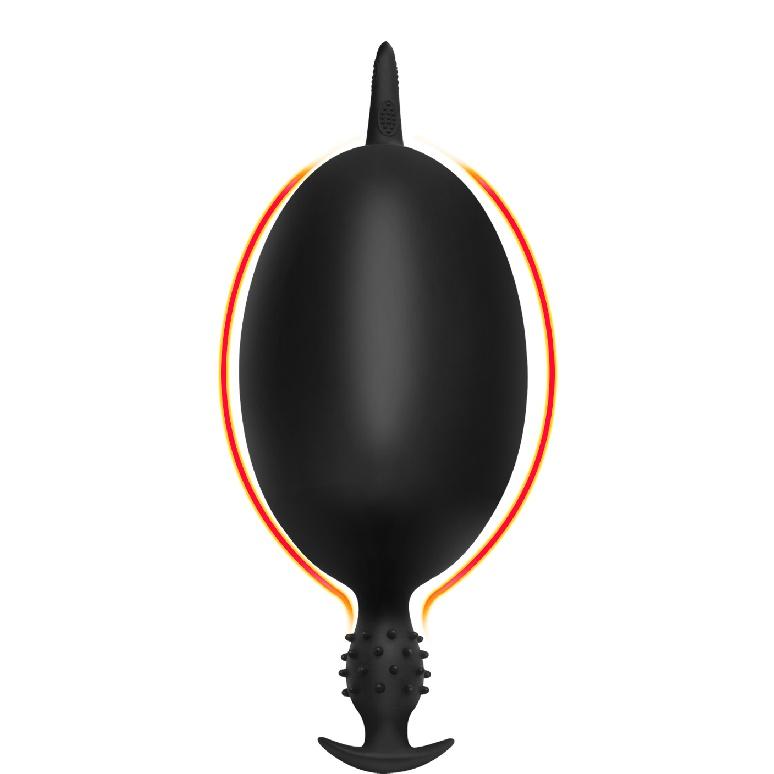 16/18cm Inflatable Anal Pump Enlargement Of Anus Dilator Vagina Massager Sex Toys Silicone Butt Plug For Wearing Prostate