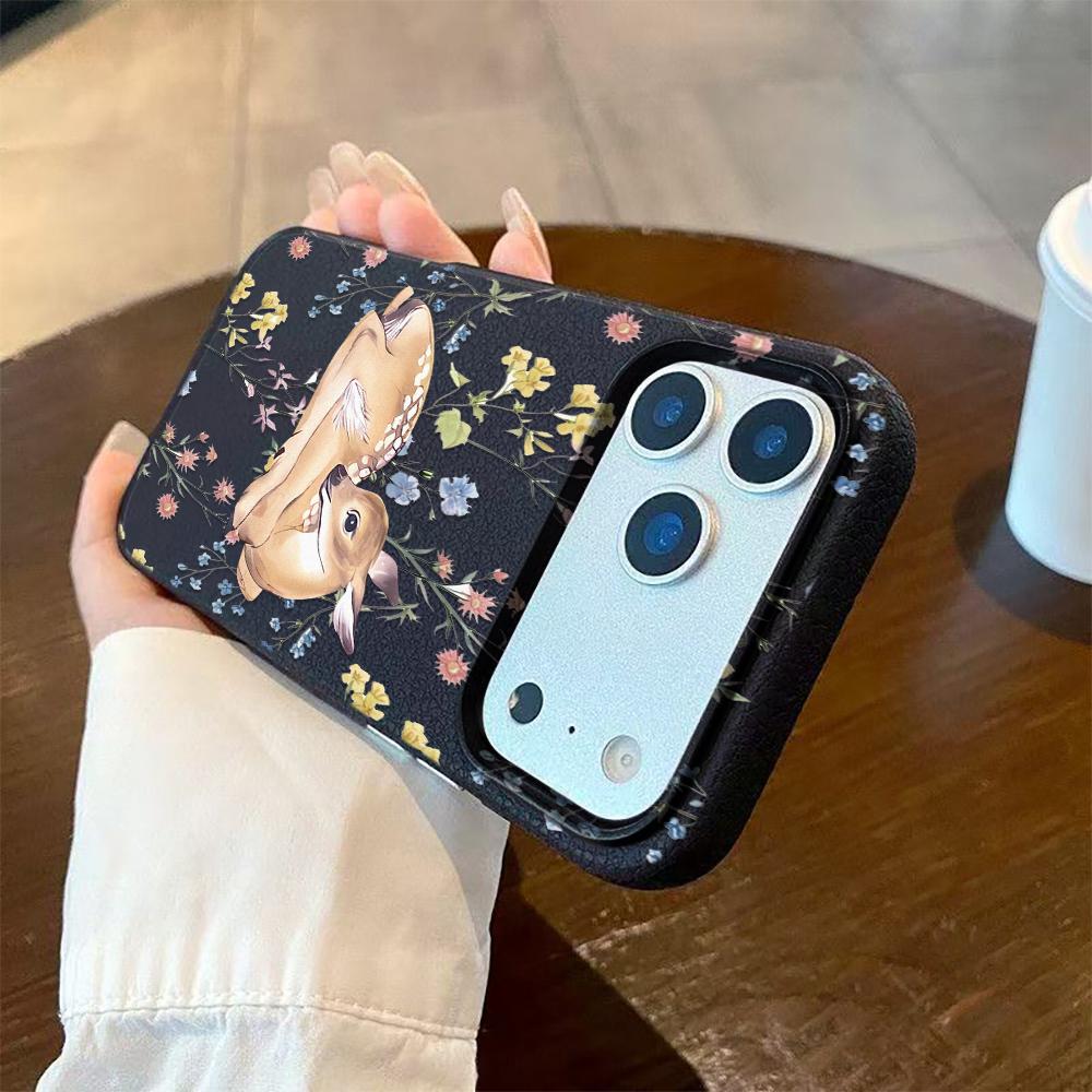 Wild Deer Leisurely Phone Case For IPhone 11 Case IPhone 15 17 13 12 14 16 Pro Max 15 Pro Plus Silicone Shockproof Cover Funda