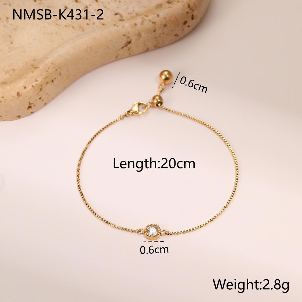 Fashion Versatile Heart Shaped Zircon Bracelet With Round Diamond Accents Elegant Jewelry