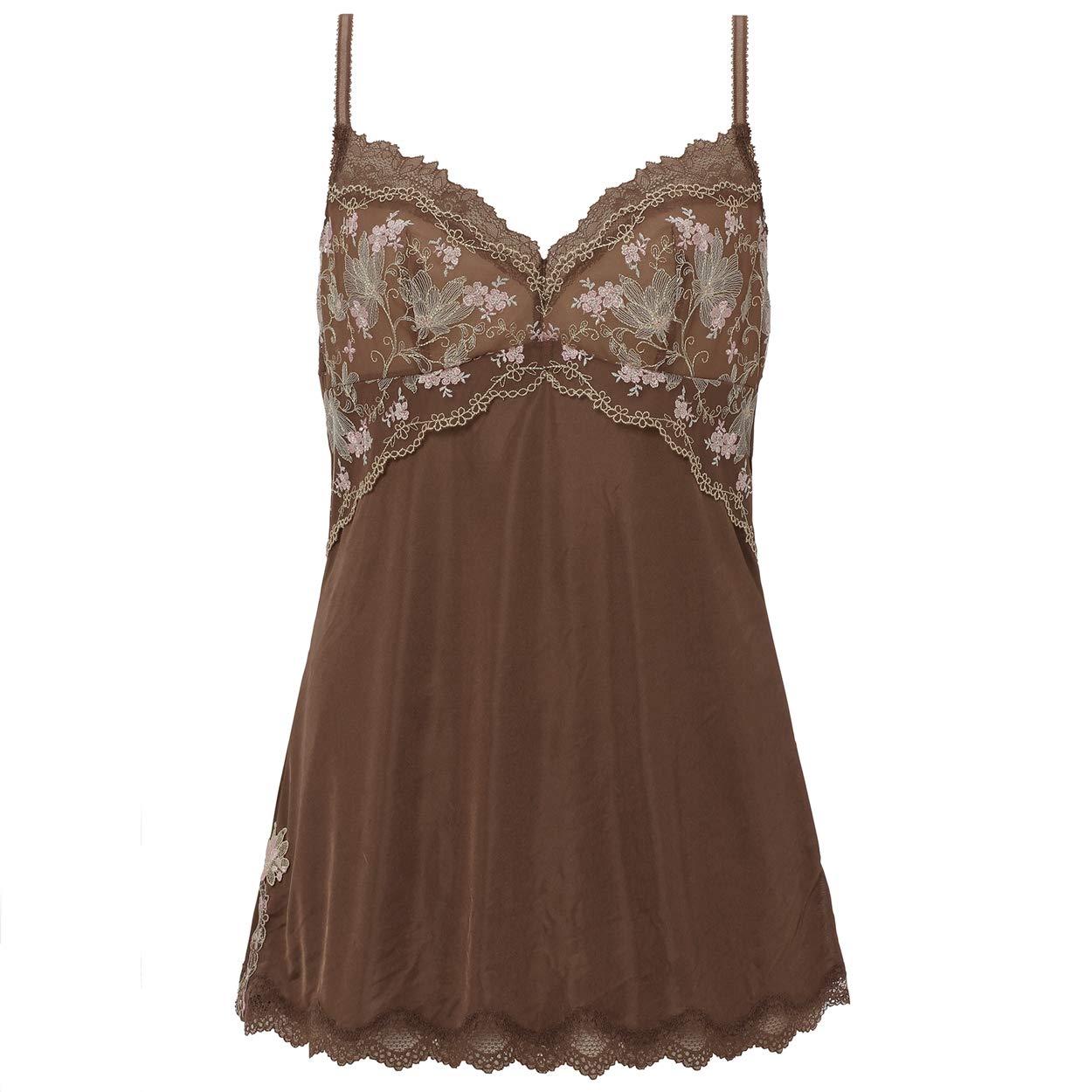 

Triumph Premium Red Label 0076 Long M004 Size 80 Camisole, (Brown),