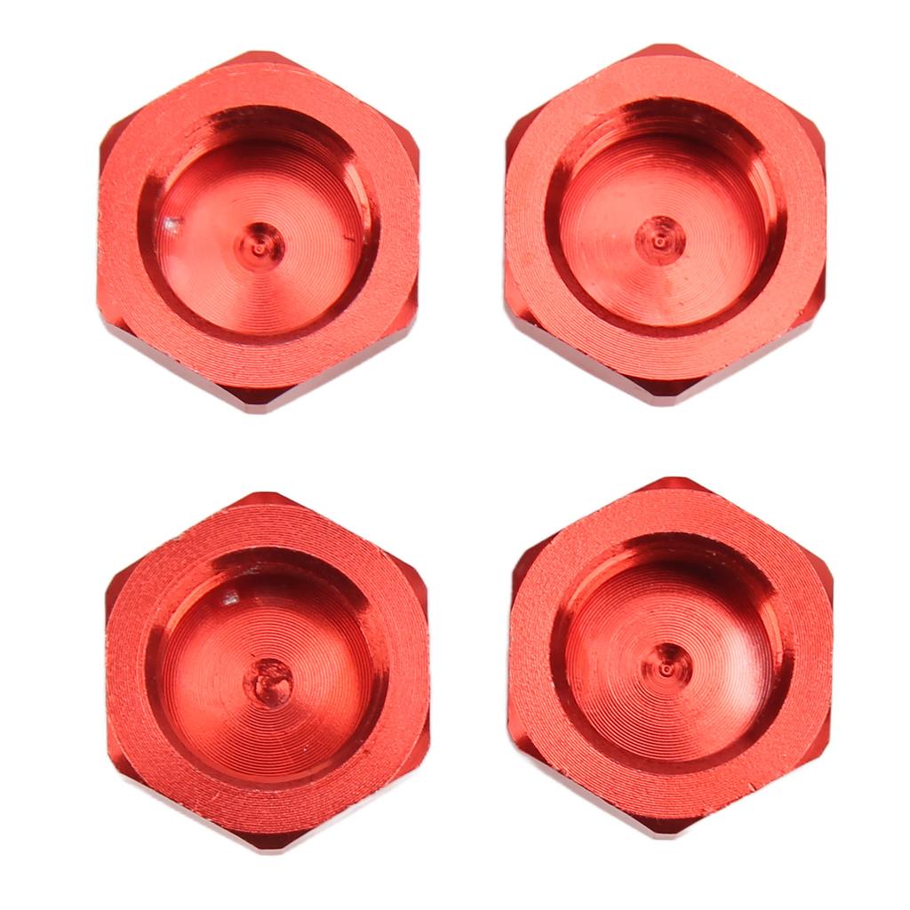 4pcs 1Celsius8 RC Hex Hub Nuts Dustproof Lightweight 17mm Aluminum Wheel Hex Drive Hub Adaptor