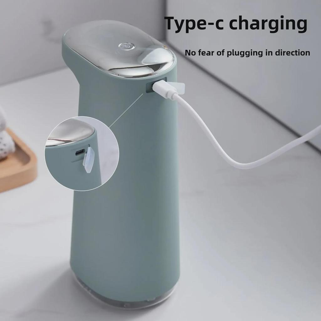 Smart Induction Foam Touch-Free Hand Sanitizer Dispenser with USB Charging