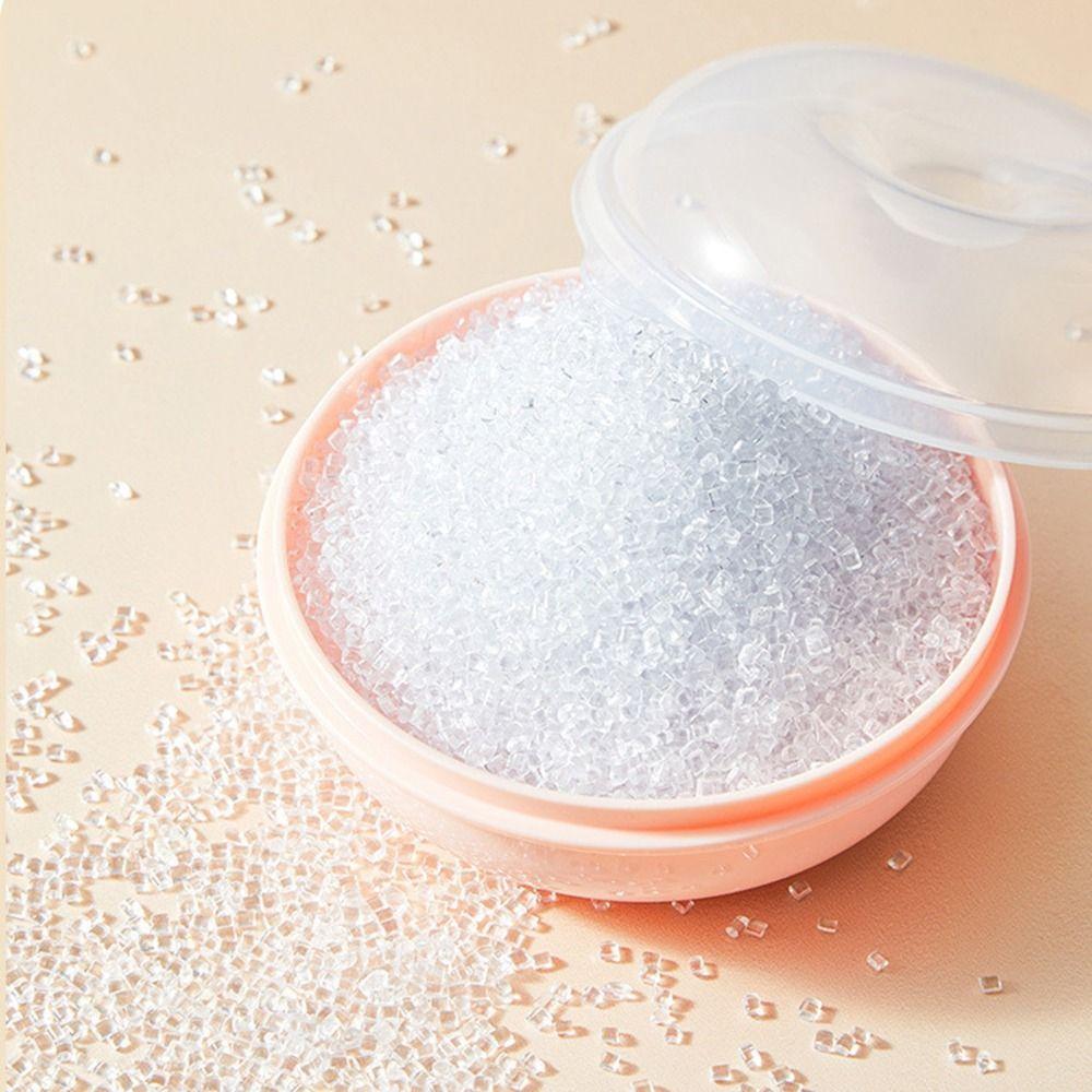 2Pcs Practical Plastic Bread Storage Box Round Airtight Doughnut Holder Reusable with Lid Bagel Storage Box for Home